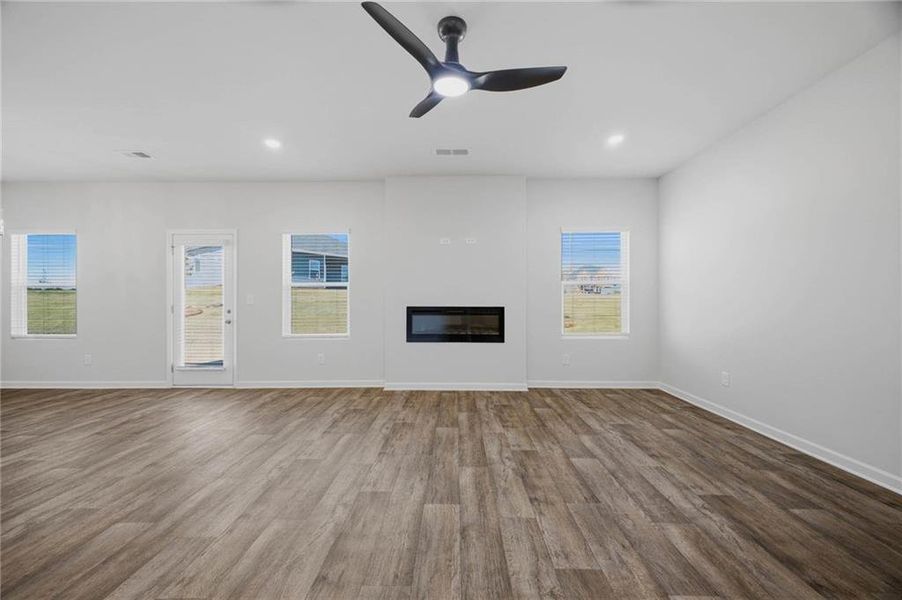 Spacious, unfurnished interior of a new home in Preserve at AG Village, Perry (Image 26). Spacious, unfurnished interior of a new home in Preserve at AG Village, Perry (Image 26).