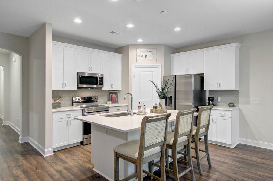 Furnished interior view inside a new home in , St. Stephen (Image 18).