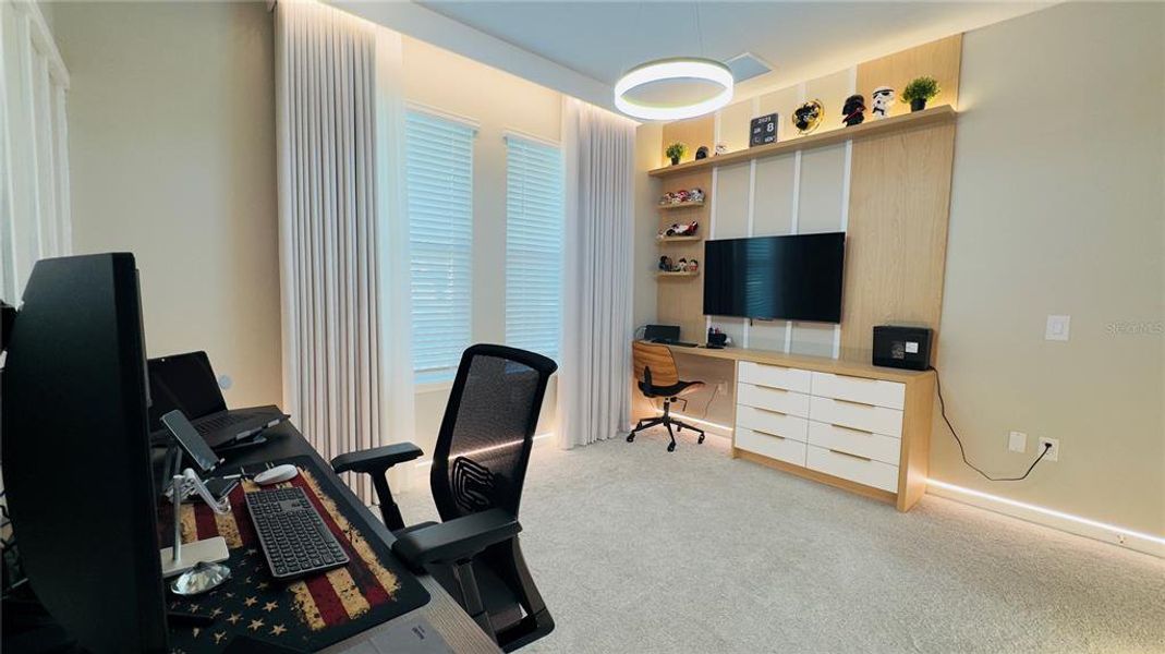 Furnished interior view inside a new home in Harvest at Ovation, Winter Garden (Image 40).