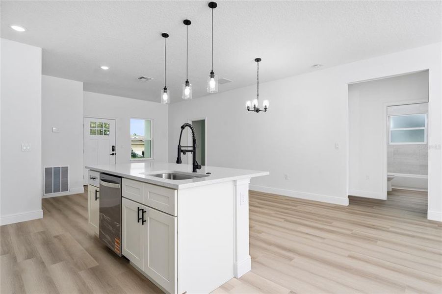 Furnished interior view inside a new home in , Citrus Springs (Image 9).