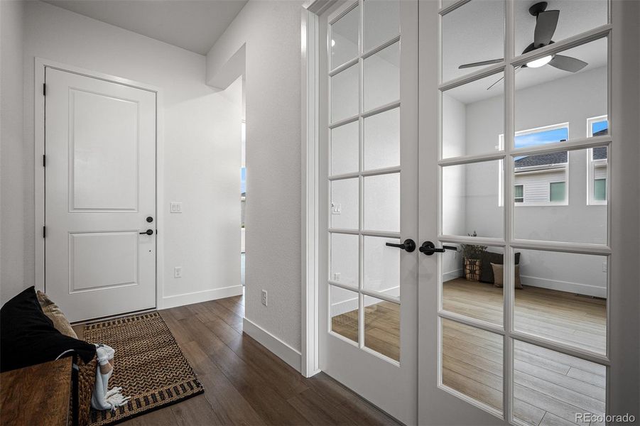 Furnished interior view inside a new home in Wolf Ranch - Enclave Collection, Colorado Springs (Image 4).