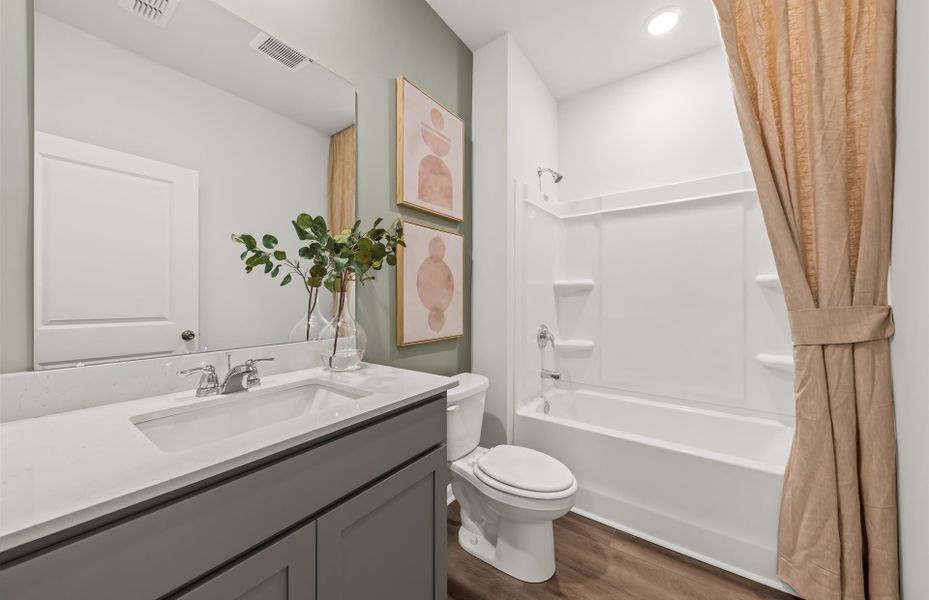 Secondary bathroom