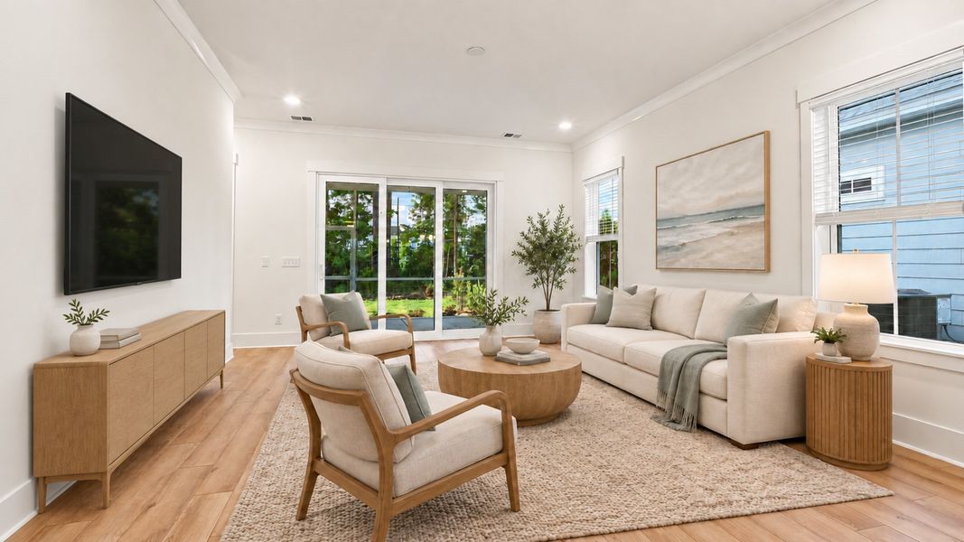 Furnished interior view inside a new home in Midtown at Nexton, Summerville (Image 26). Furnished interior view inside a new home in Midtown at Nexton, Summerville (Image 26).