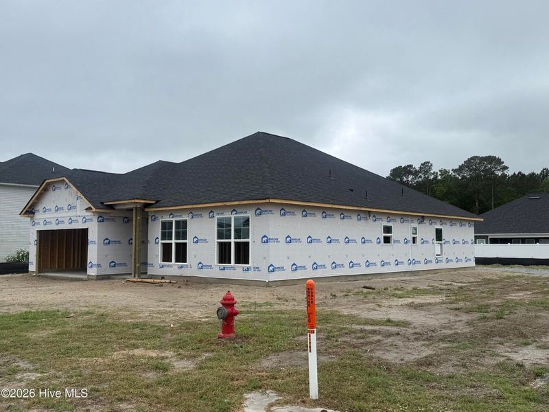 In-progress construction of a new home in Summer Place, Grimesland, NC (Image 22). In-progress construction of a new home in Summer Place, Grimesland, NC (Image 22).