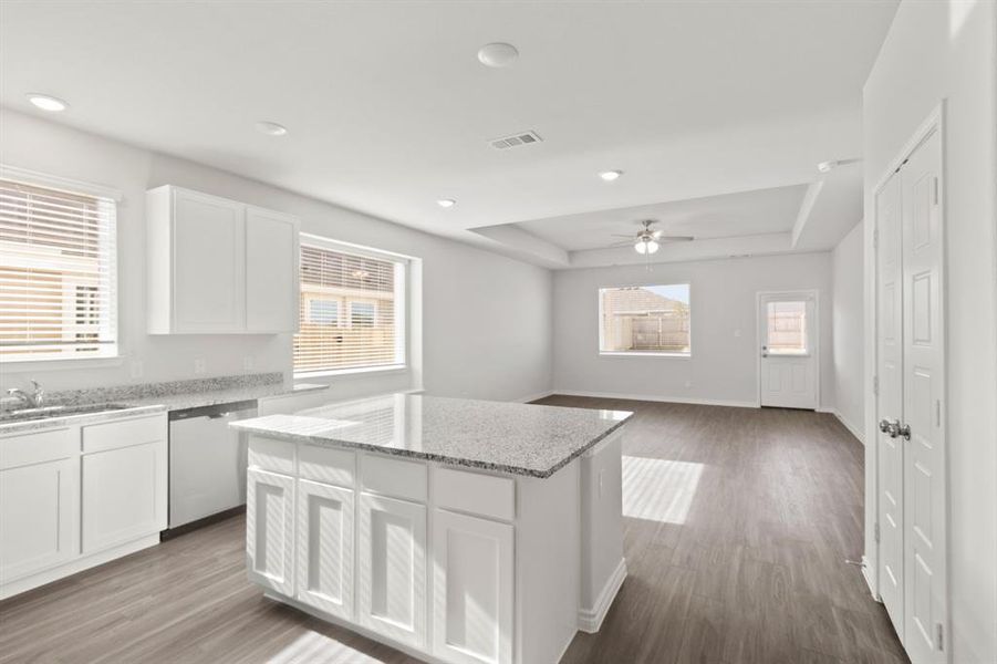 Furnished interior view inside a new home in Retreat at Fossil Creek, Fort Worth (Image 6).