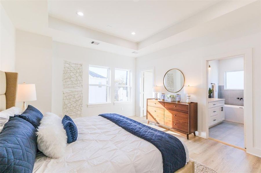 Furnished interior view inside a new home in , Houston (Image 19). Furnished interior view inside a new home in , Houston (Image 19).