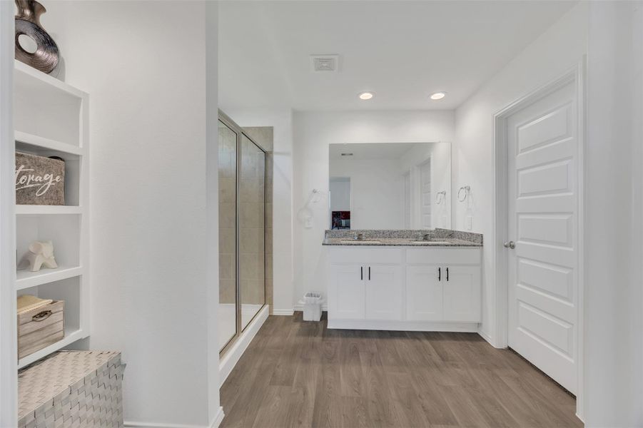 Furnished interior view inside a new home in Westward Pointe, Sealy (Image 7). Furnished interior view inside a new home in Westward Pointe, Sealy (Image 7).