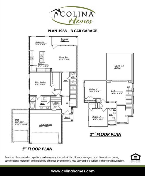 2D floor plan layout of this home in Rollingbrook Estates, Baytown, TX (Image 6).