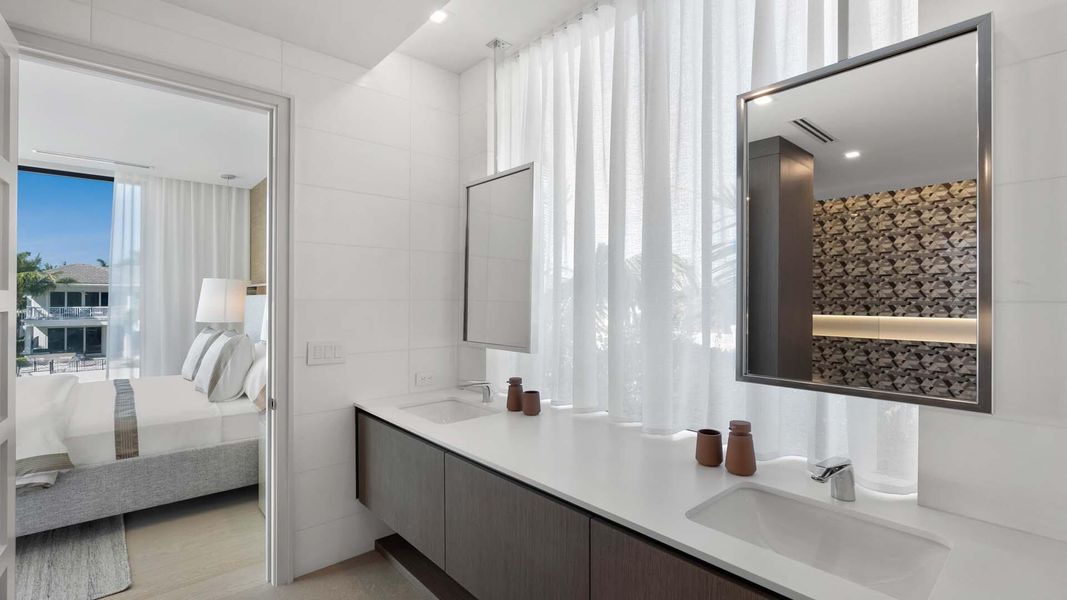 Furnished interior view inside a new home in , Boca Raton (Image 16).