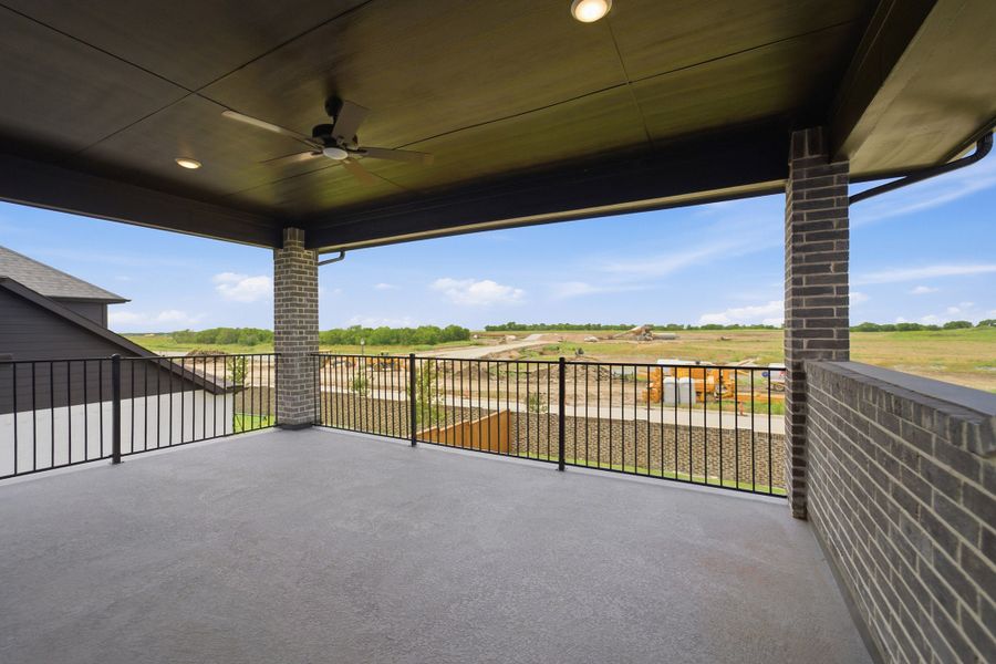 Exterior details and patio area of a home in Green Meadows, Celina (Image 4). Exterior details and patio area of a home in Green Meadows, Celina (Image 4).