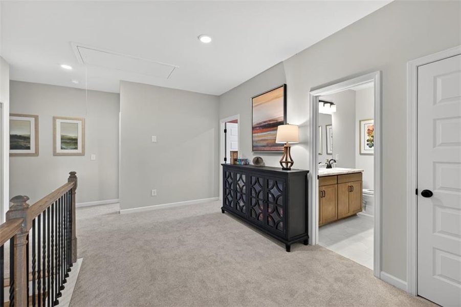 Furnished interior view inside a new home in Sagebrook, Powder Springs (Image 18).