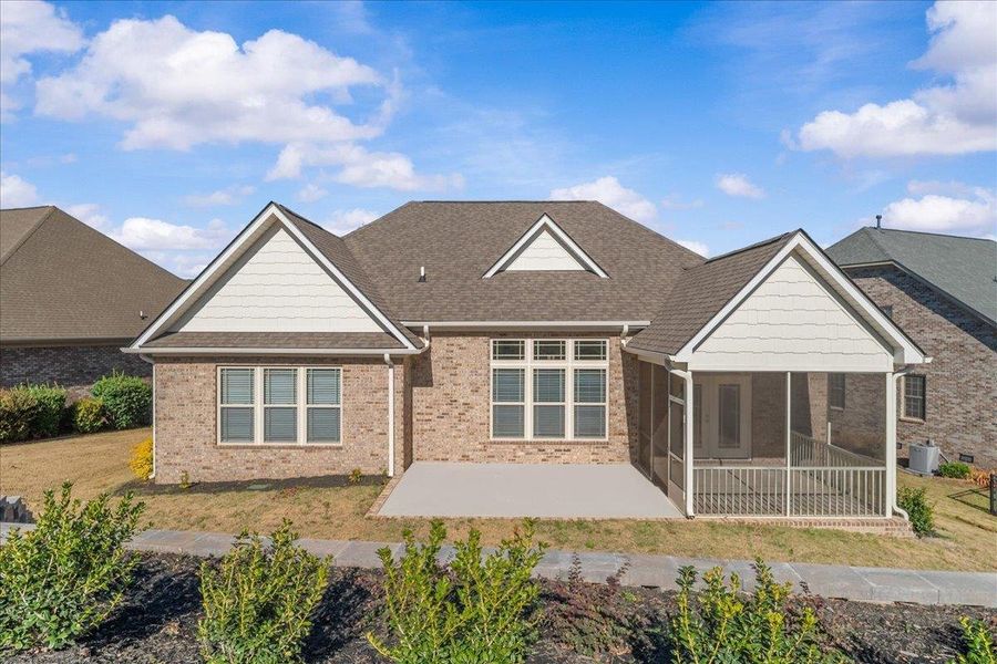 Front exterior of a new home in Lakeside at Blue Ridge Plantation, Taylors, SC, highlighting curb appeal (Image 20).