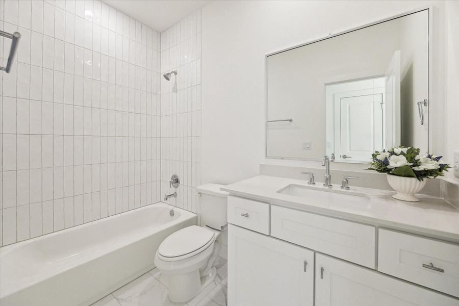 Furnished interior view inside a new home in Upland Estates, Houston (Image 28).