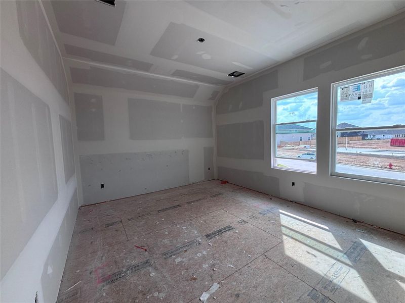 In-progress construction of a new home in The Colony 45s, Bastrop, TX (Image 21).