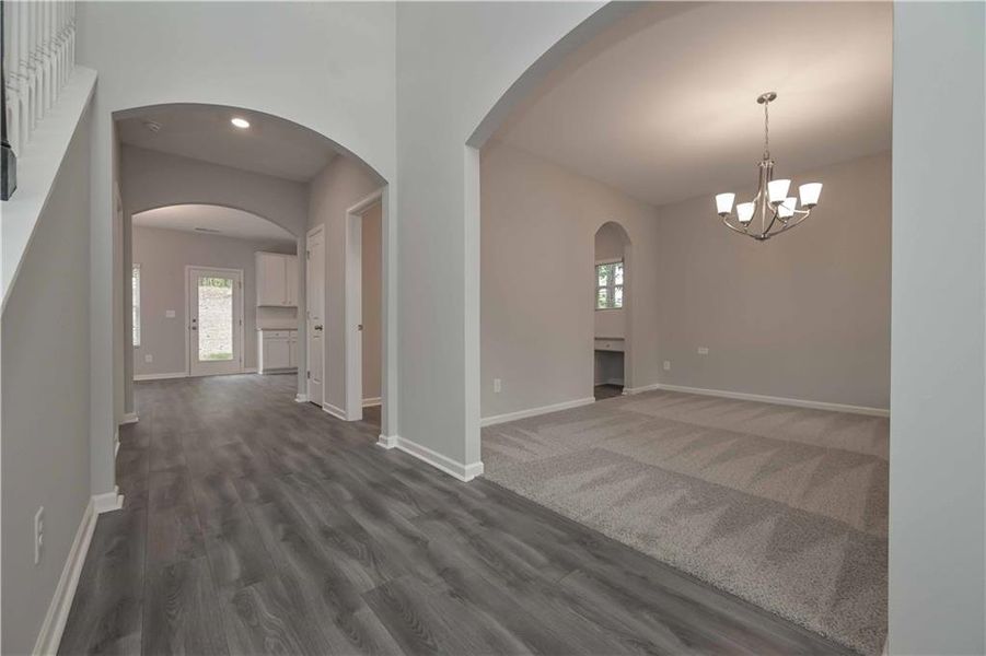 Spacious, unfurnished interior of a new home in , Newnan (Image 14). Spacious, unfurnished interior of a new home in , Newnan (Image 14).