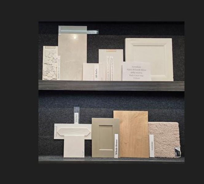 Sample of building materials used in homes in Katy Court, Katy (Image 4).