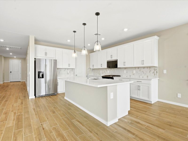 Furnished interior view inside a new home in White Tank Foothills Reserve Series, Waddell (Image 5).