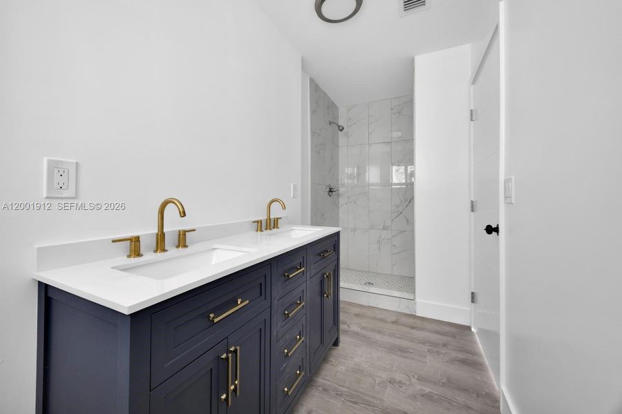 Furnished interior view inside a new home in , Miami (Image 6).