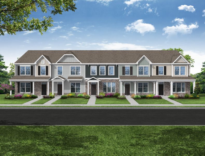 Representative exterior photo of a completed home built from the Edenton by Eastwood Homes in Lauren Park, Lexington, SC (Image 1). Representative exterior photo of a completed home built from the Edenton by Eastwood Homes in Lauren Park, Lexington, SC (Image 1).