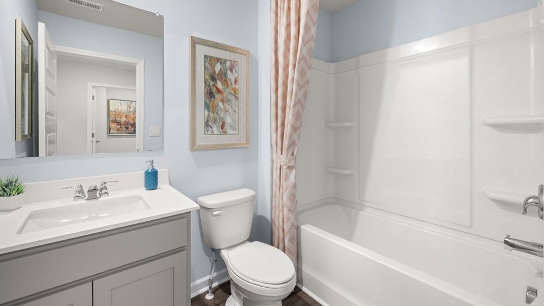 Furnished interior view inside a new home in Echo Glen, Stockbridge (Image 57).