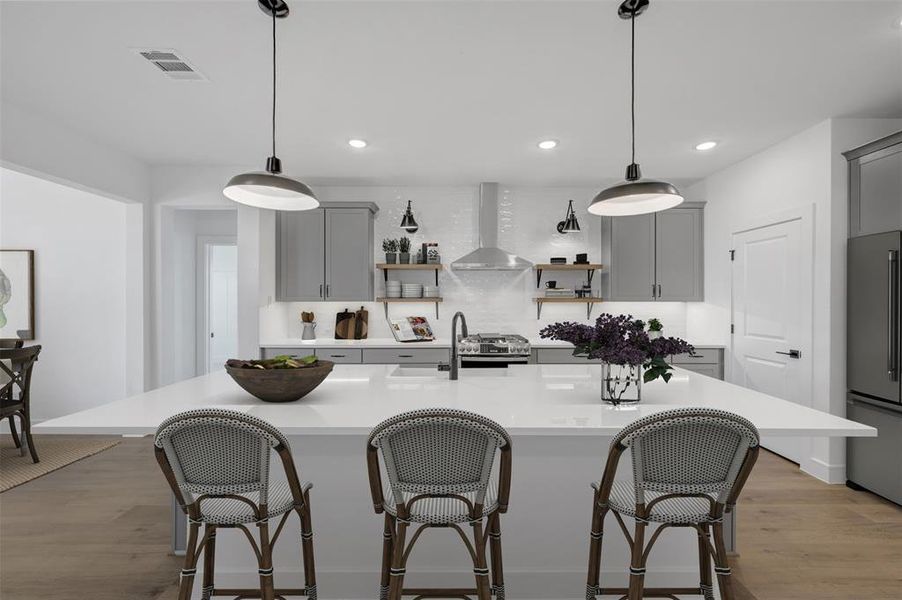 Furnished interior view inside a new home in Timberbrook, Justin (Image 8). Furnished interior view inside a new home in Timberbrook, Justin (Image 8).