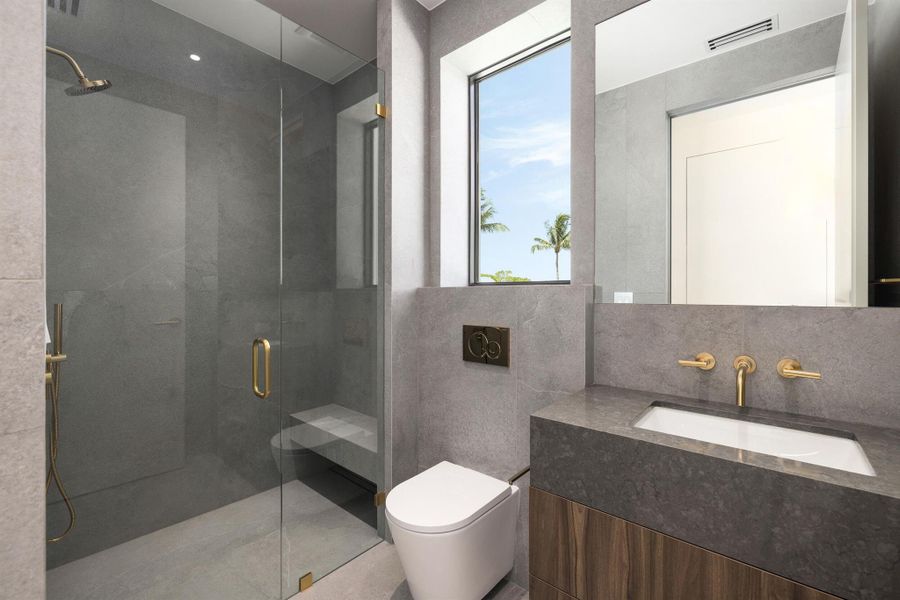 Furnished interior view inside a new home in , Delray Beach (Image 9).