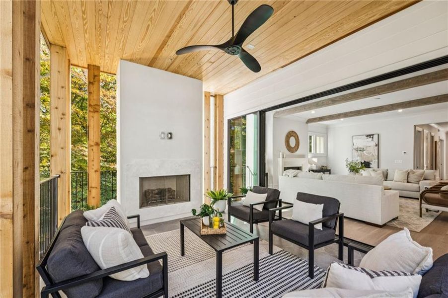 Furnished interior view inside a new home in , Atlanta (Image 40). Furnished interior view inside a new home in , Atlanta (Image 40).