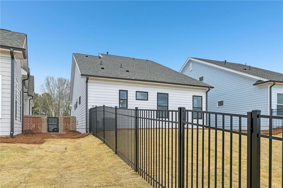 Exterior details and patio area of a home in Aberdeen, Hoschton (Image 23).