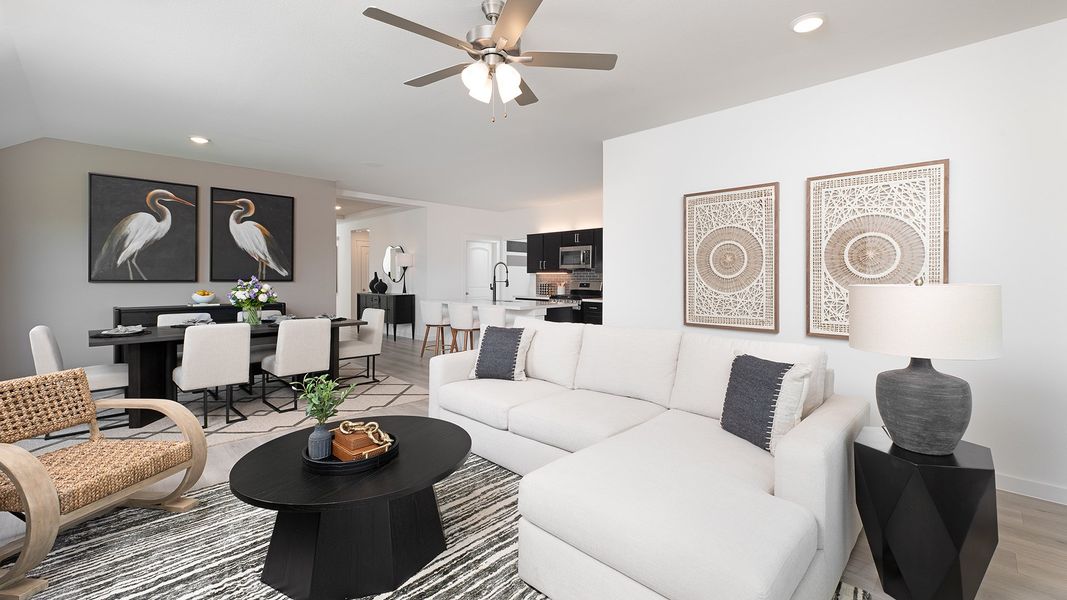 Representative furnished interior of a home built from the Paramount by DRB Homes in Morningside, Josephine (Image 7). Representative furnished interior of a home built from the Paramount by DRB Homes in Morningside, Josephine (Image 7).
