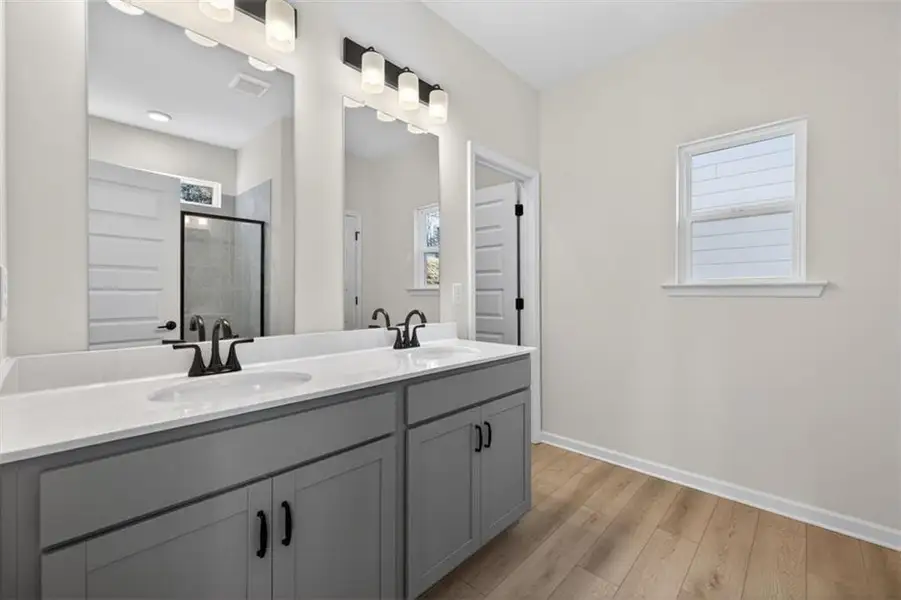 Furnished interior view inside a new home in Sanders Park, Austell (Image 5).