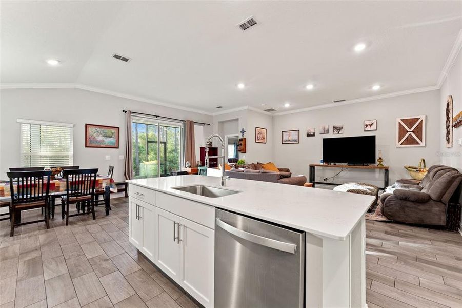 Furnished interior view inside a new home in Sawmill Branch, Palm Coast (Image 17).
