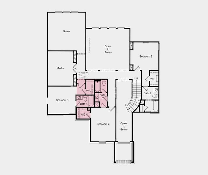 Structural options added include; Bedroom 5 with bathroom 5 in lieu of tandem garage, study in lieu of flex, drop-in tub in primary suite, and 4th bathroom.