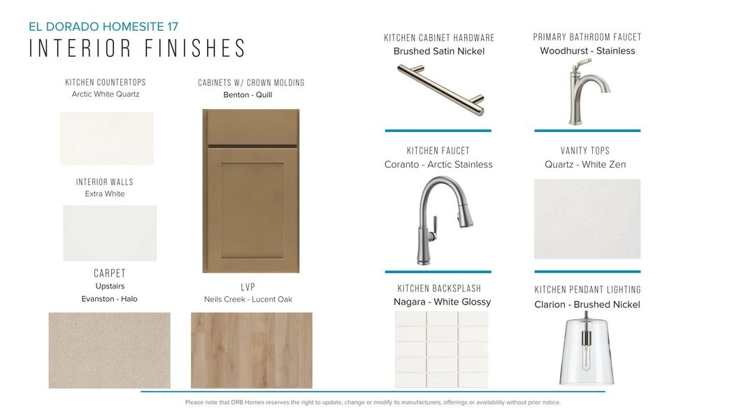 Furnished interior view inside a new home in El Dorado, Spartanburg (Image 26).