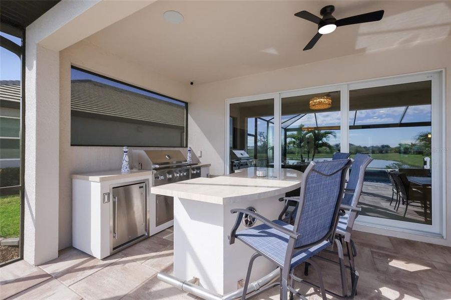 Exterior details and patio area of a home in , Bradenton (Image 25).