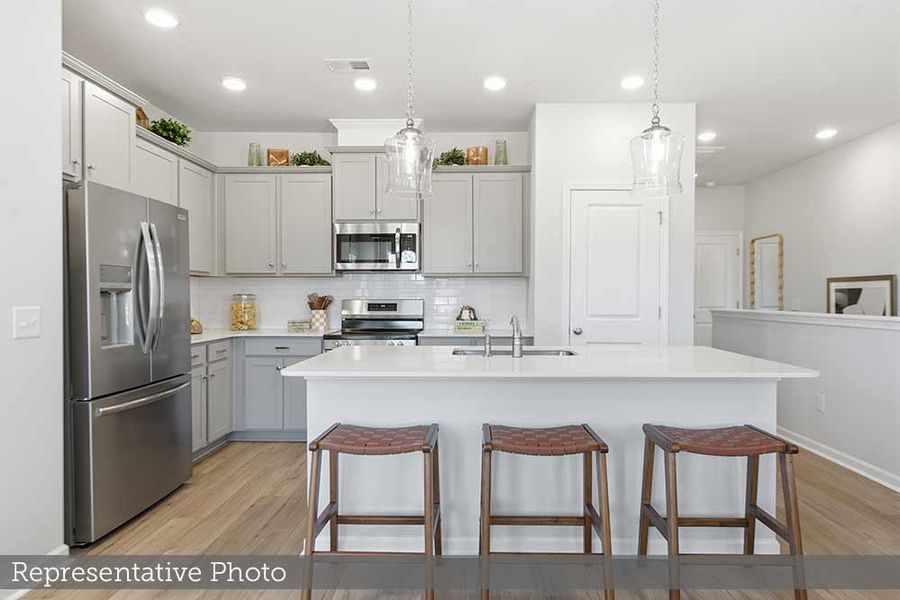 Furnished interior view inside a new home in Westwood Reserve, Charlotte (Image 5).
