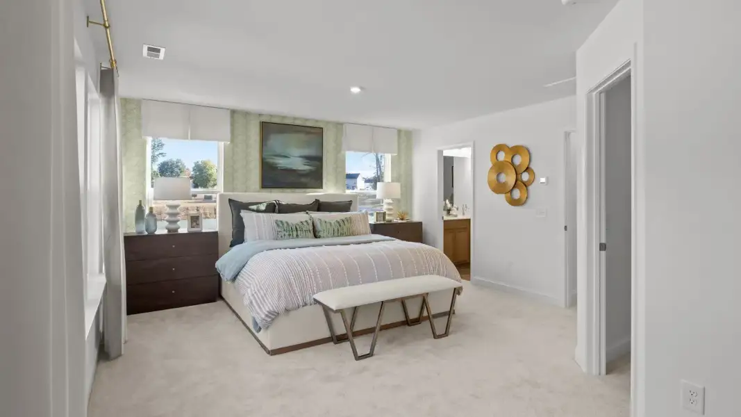 The Litchfield Plan by DBR Homes in Charlotte, NC - Primary Bedroom