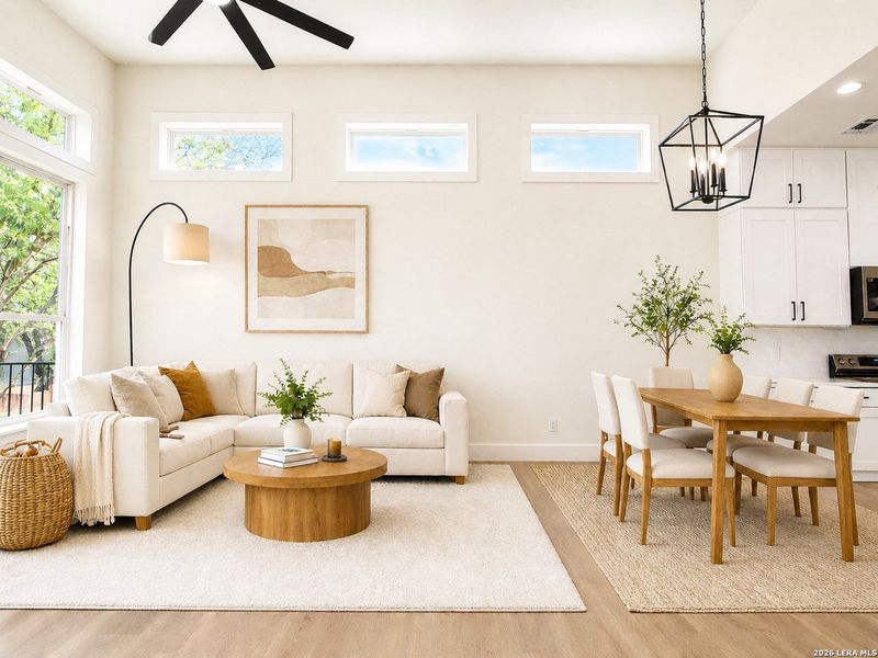 Furnished interior view inside a new home in , San Antonio (Image 7).