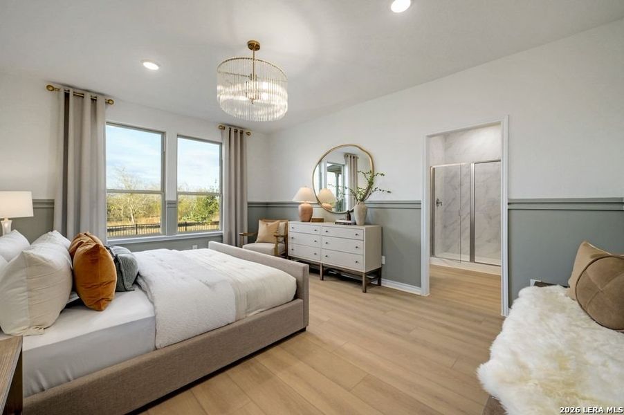Furnished interior view inside a new home in Nopal Valley, San Antonio (Image 20).