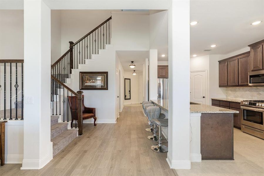 Furnished interior view inside a new home in , Ponder (Image 5). Furnished interior view inside a new home in , Ponder (Image 5).