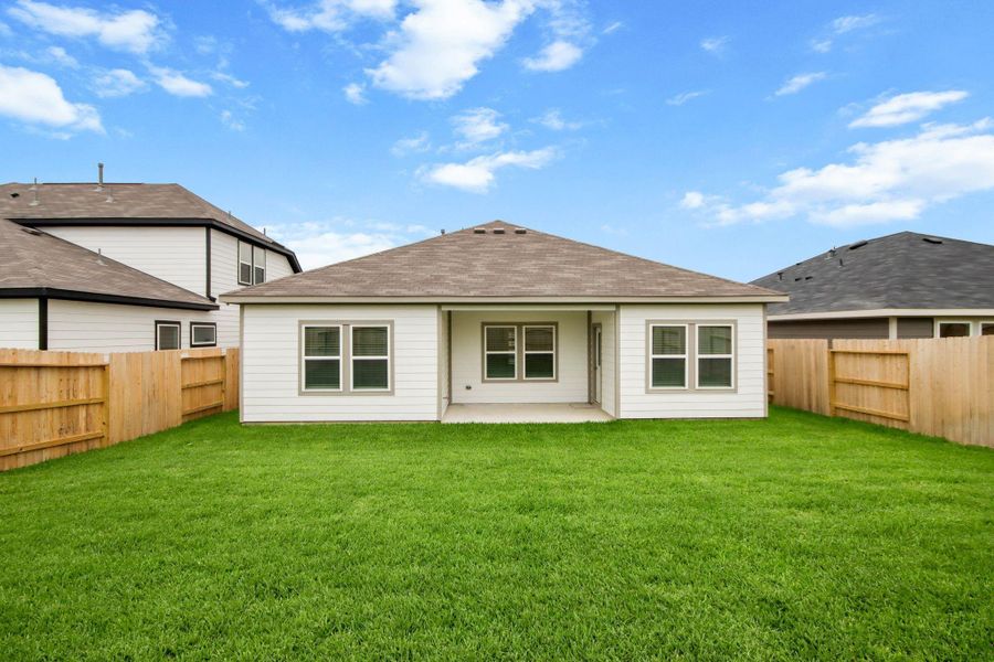Exterior details and patio area of a home in Maple Woods, Hockley (Image 3).