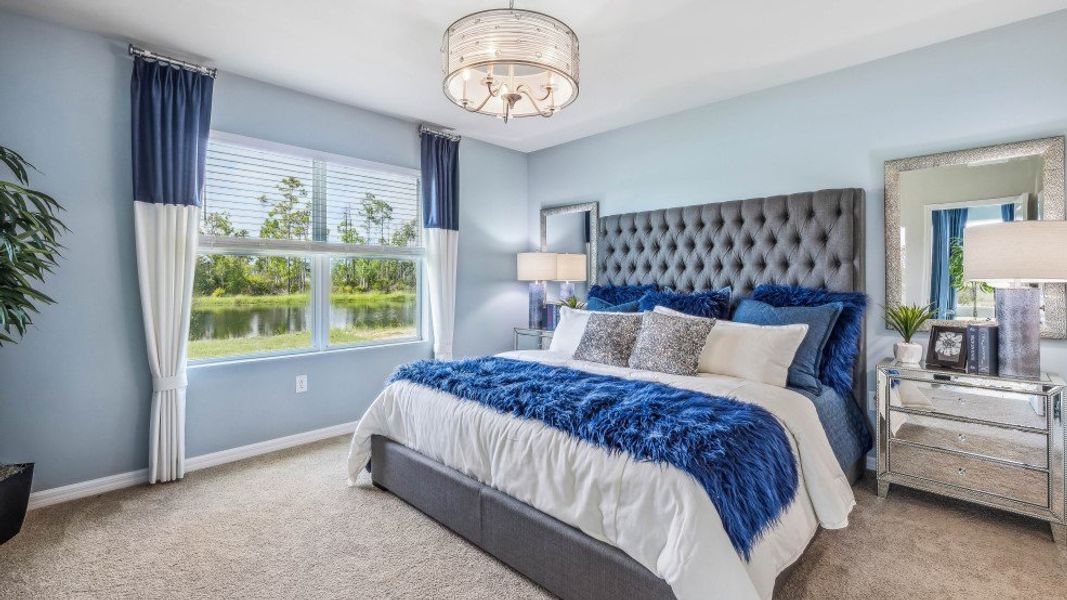 Representative furnished interior of a home built from the JEMISON by D.R. Horton in Asher Park, Lehigh Acres (Image 10).