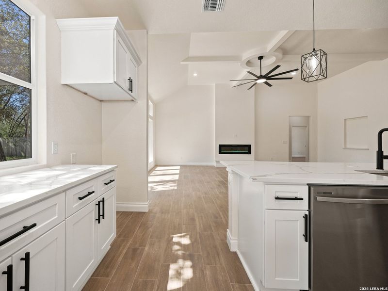 Furnished interior view inside a new home in , Elmendorf (Image 35).