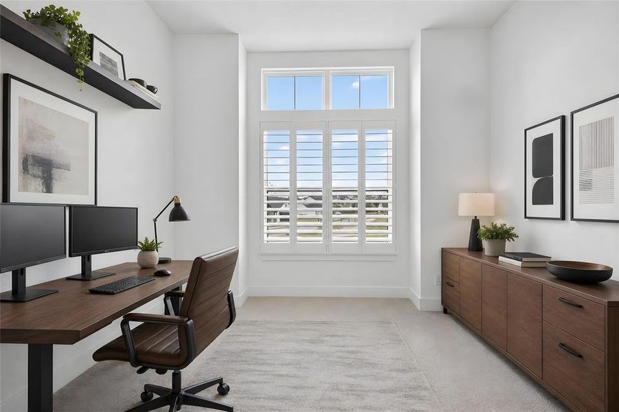 Furnished interior view inside a new home in Talon Hills, Fort Worth (Image 11).