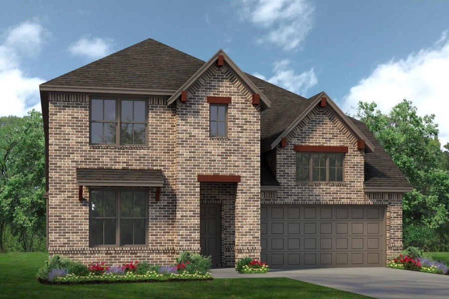 Elevation B | Concept 2870 at Chisholm Hills in Cleburne, TX by Landsea Homes