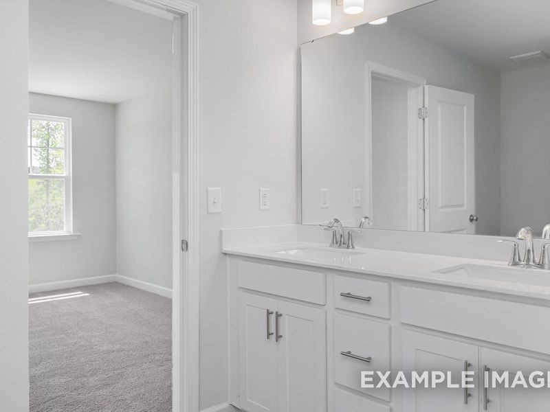 Representative furnished interior of a home built from the The Gavin A by Davidson Homes LLC in Gregory Village, Lillington (Image 17).