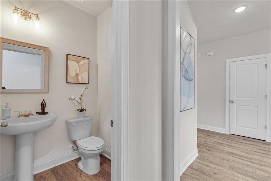 Furnished interior view inside a new home in , Buford (Image 11).