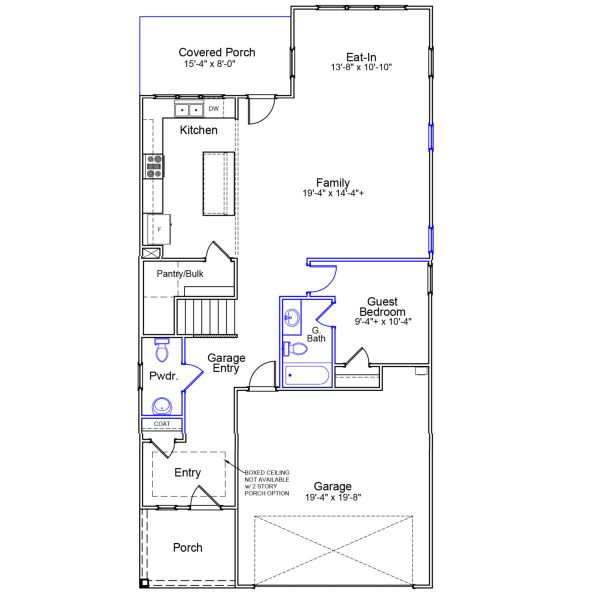 2D floor plan layout of this home in Sweetbrier, Durham, NC (Image 4).
