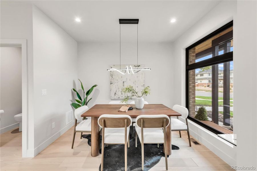 Furnished interior view inside a new home in , Denver (Image 17).