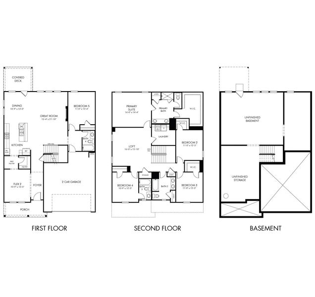 2D floor plan layout for the Johnson Basement by Meritage Homes in Vines at Mill Creek - Estate Series, Braselton, GA (Image 3).