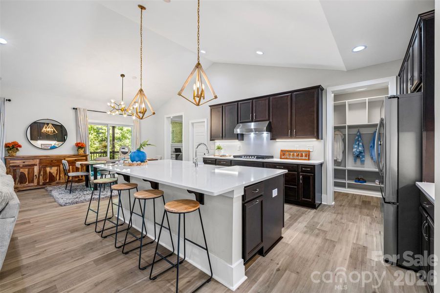 Furnished interior view inside a new home in , Clover (Image 7).